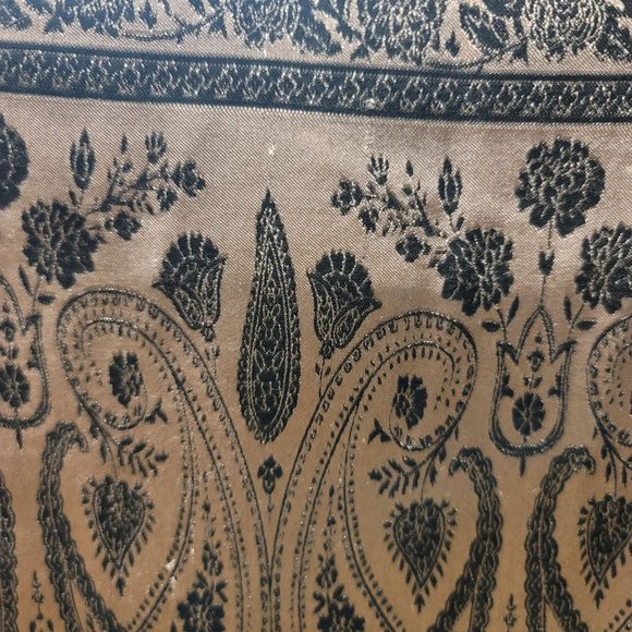 7th Ave Pink and Black Print Satin Skirt - Picture 6 of 8